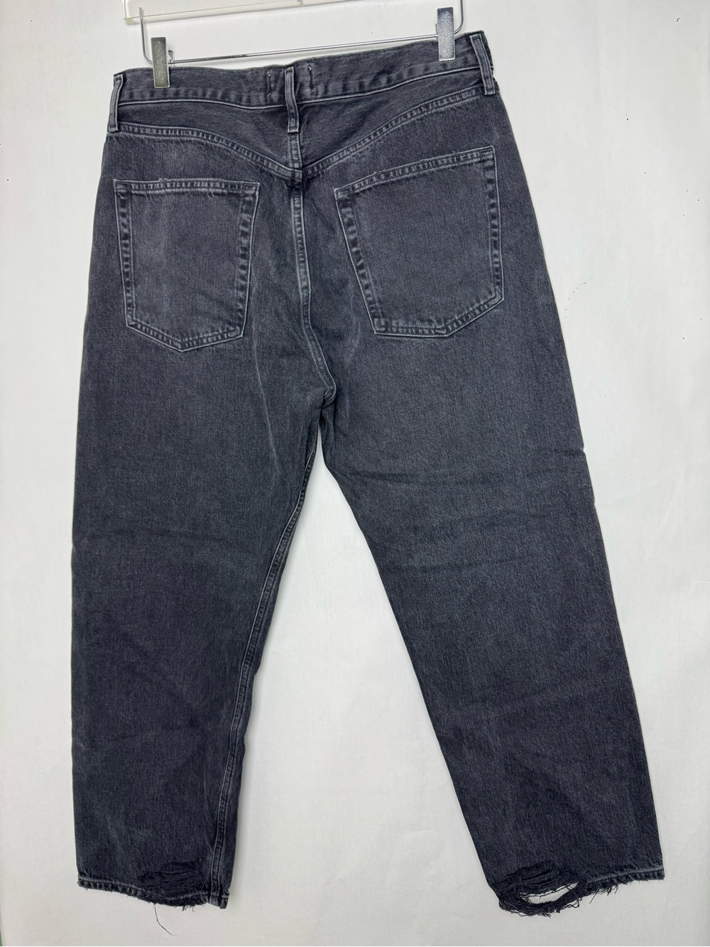AGOLDE Black 90s Crop Loose Fit Jeans size 30 - Picture 2 of 8